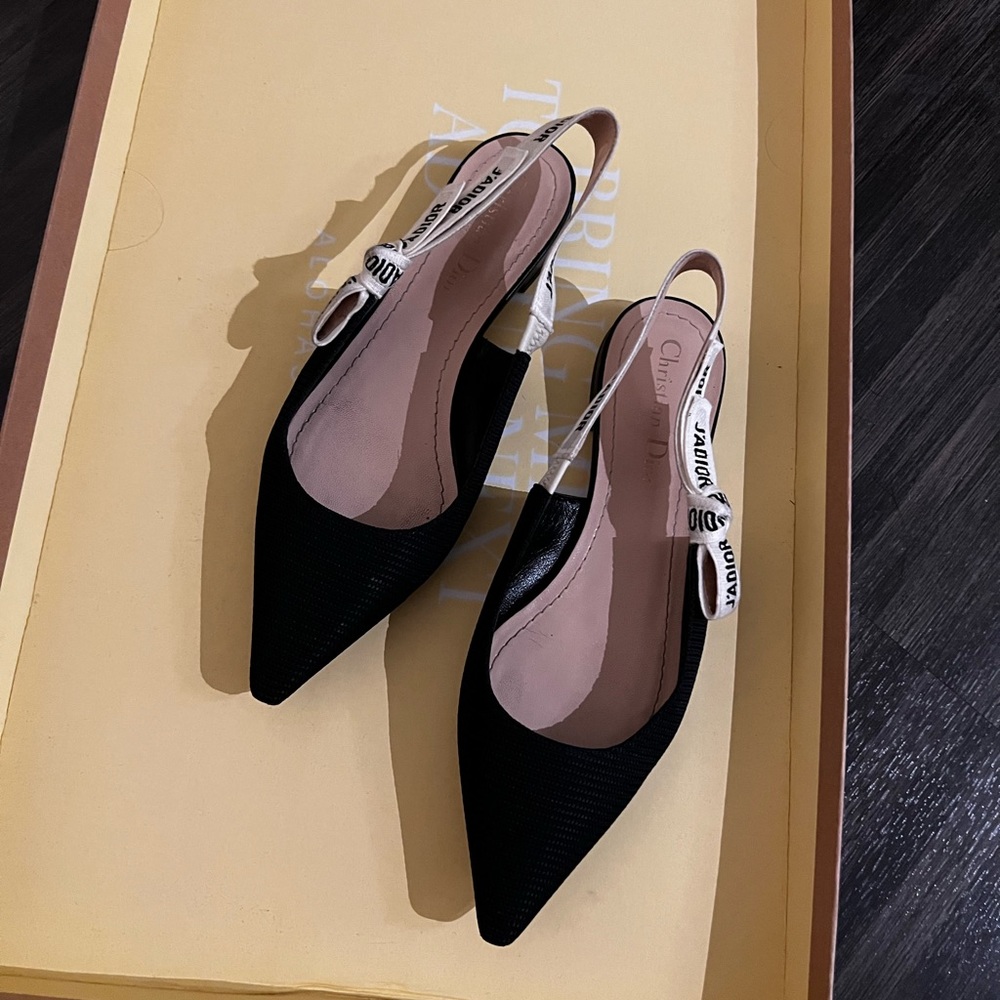 Dior Slingback Flats